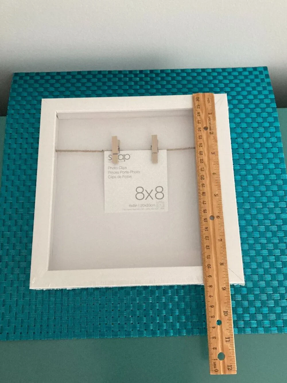 NWT Shadow Box Wood Decor Display Size 8